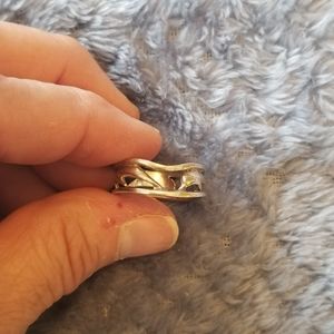 Sterling silver dolphin band